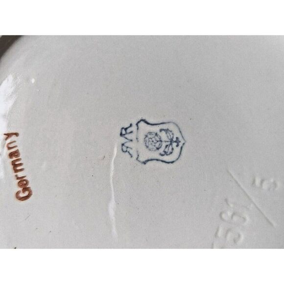 Max Roesler 14" Large Serving Bowl - Marked RMR Germany 5561/5 - Early 1900s - Picture 6 of 8